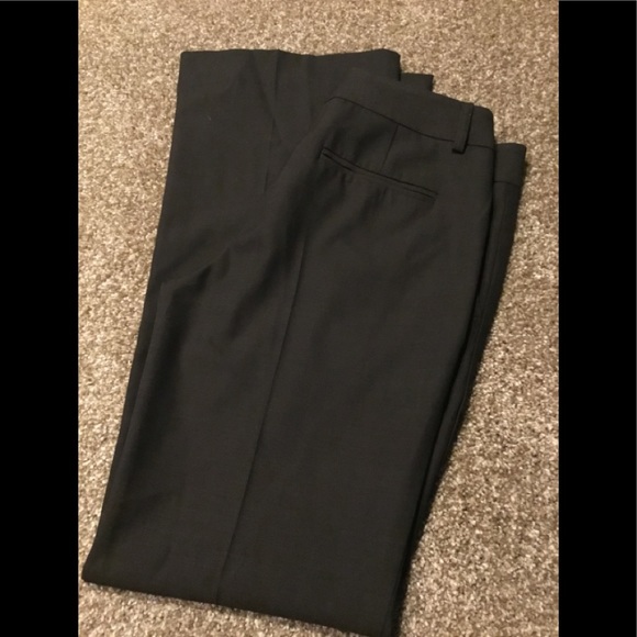 Theory tailored textured trousers in brown Size 6 - Picture 2 of 6